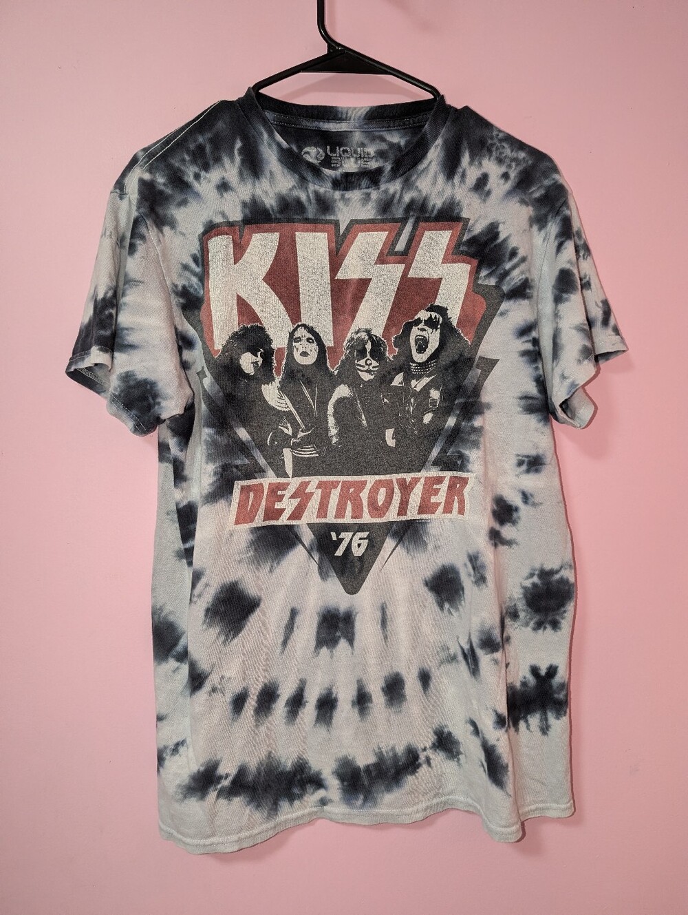 Liquid Blue KISS Destroyer Tie-Dye T-Shirt